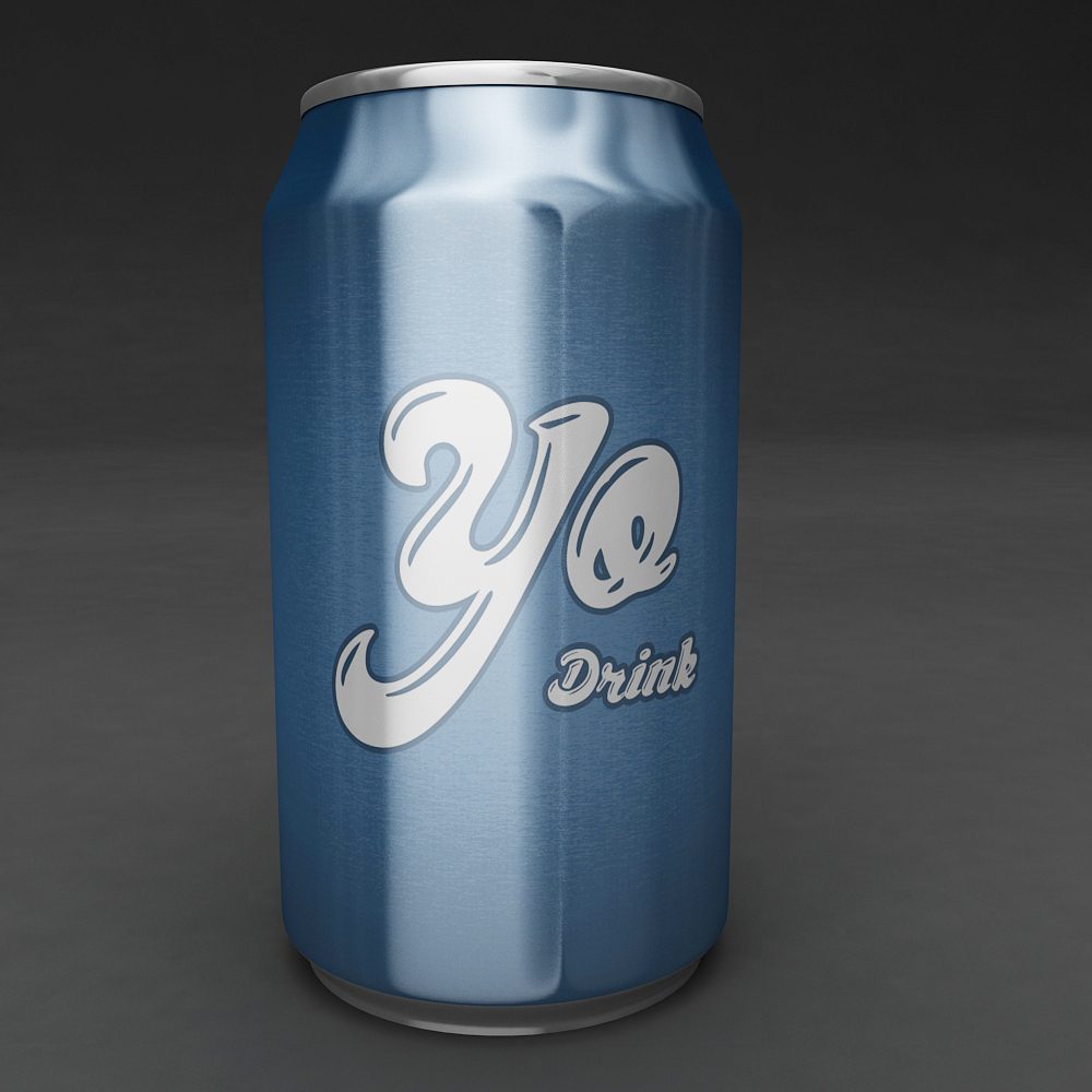 Soda Can free 3d model