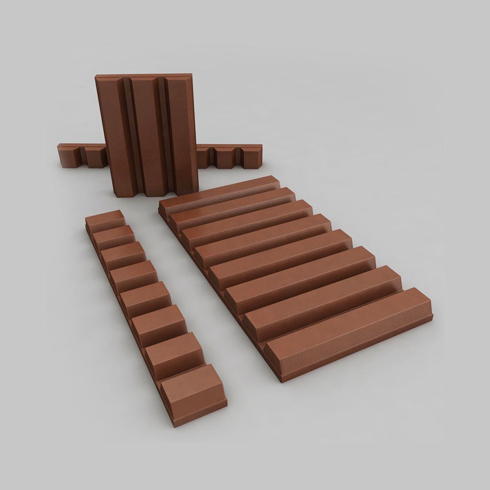 Chocolate bars 3d model