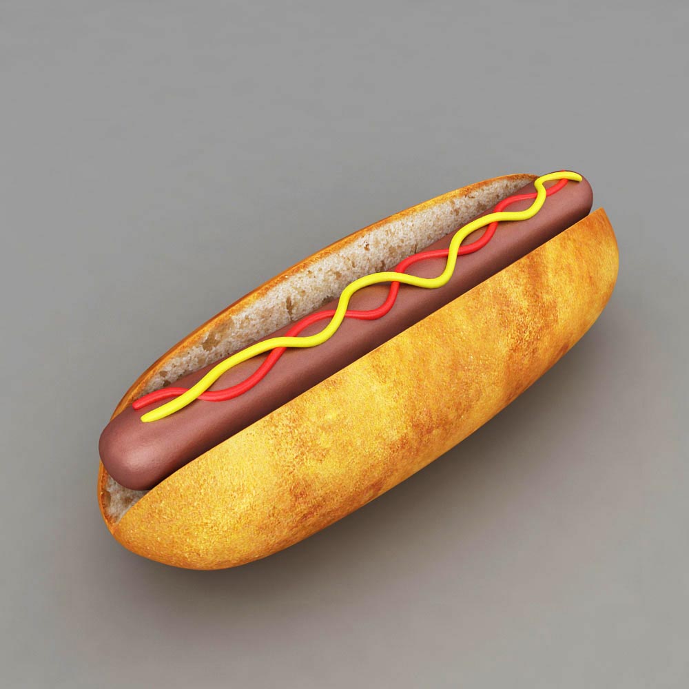 Hotdog 3d model