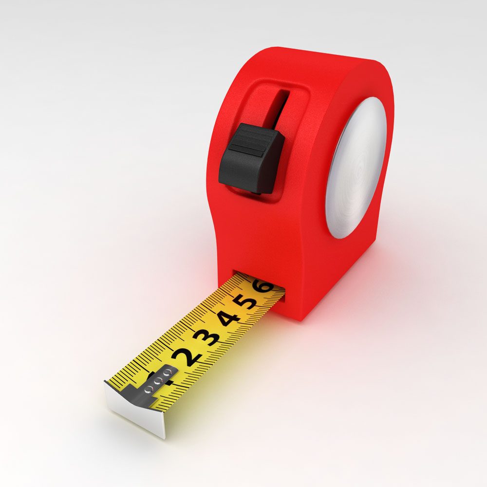 Measuring tape free 3d model
