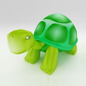 Tortoise cartoon 3d model