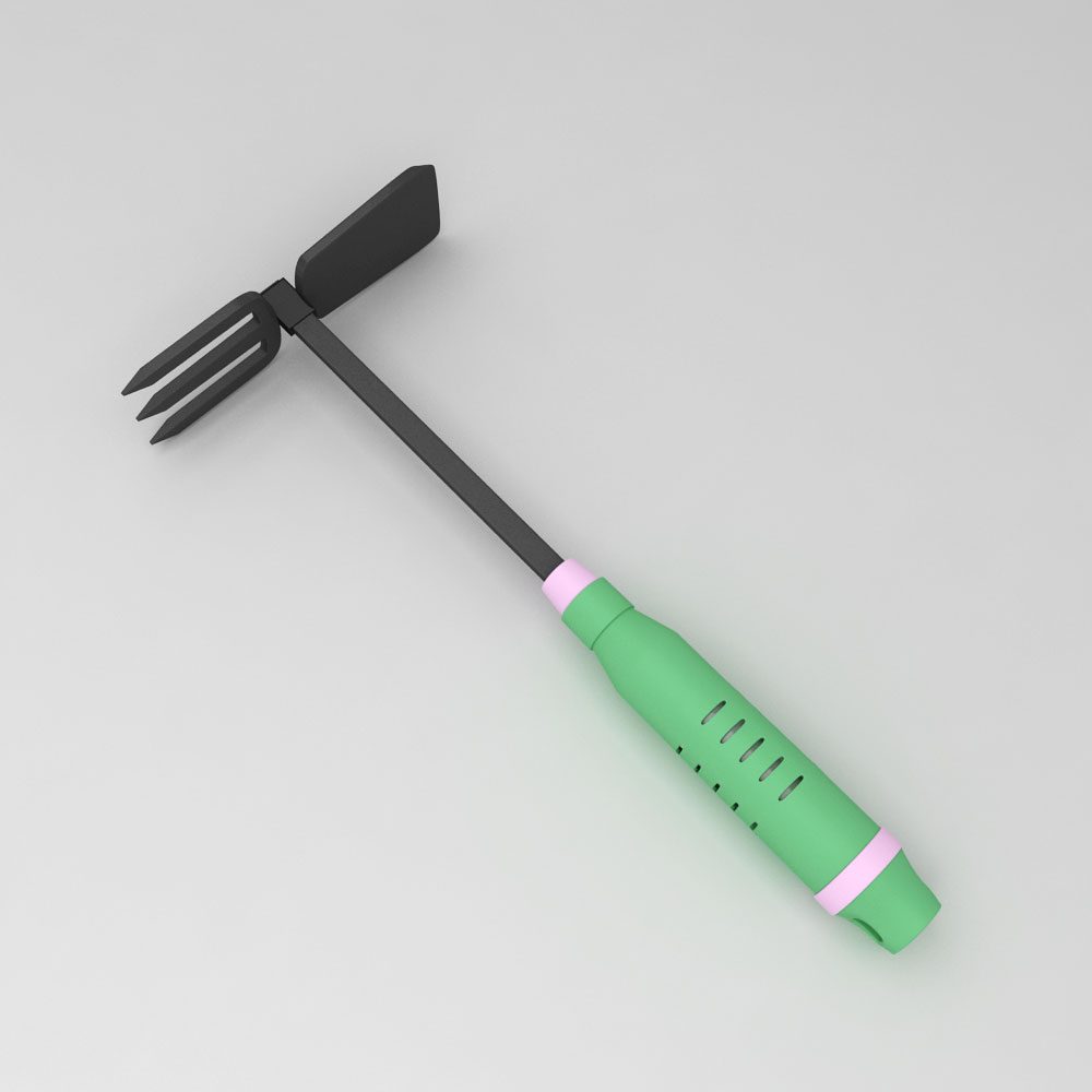 Spading fork 3d model