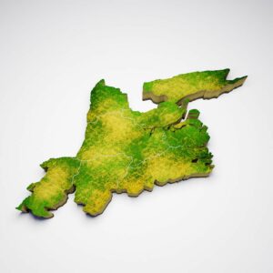 Bangladesh country map 3d model