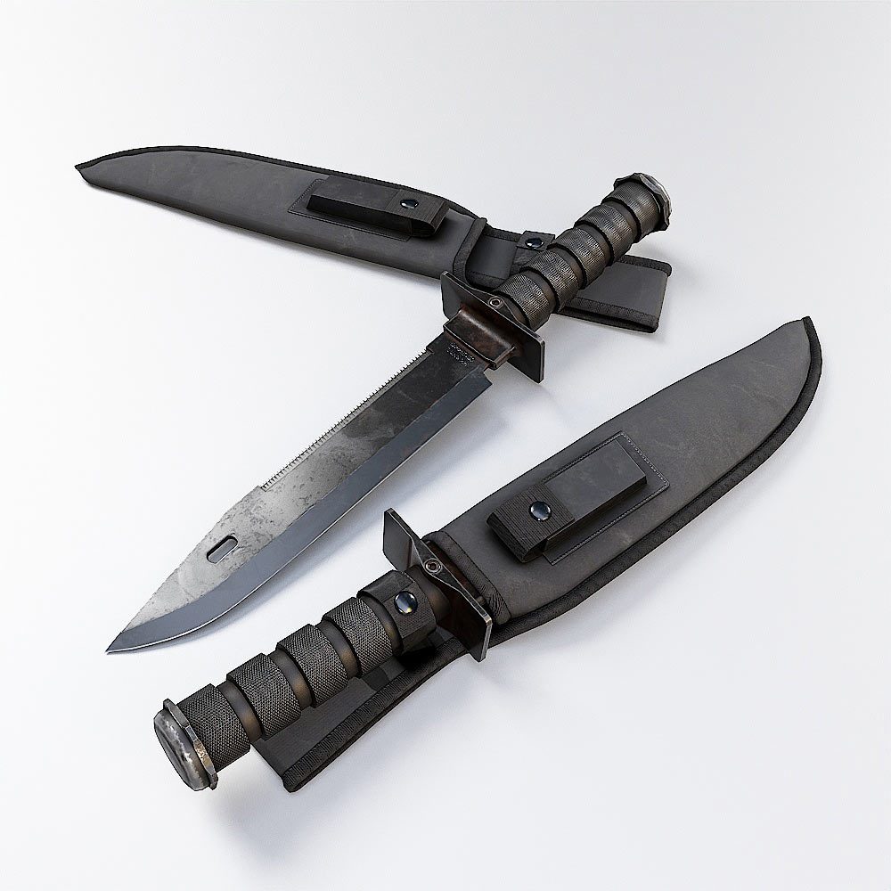 Combat Knife 3d model