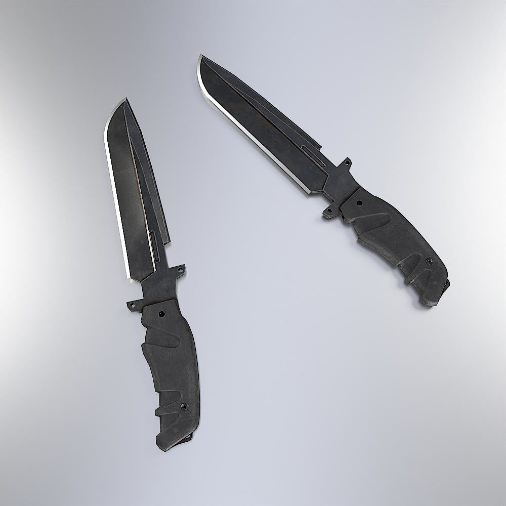 Army knife 3d Model