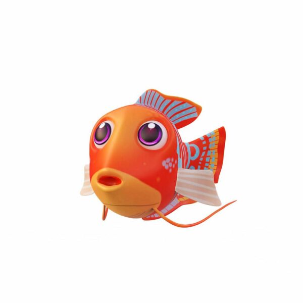 Dwarf Gourami fish cartoon animated 3d model