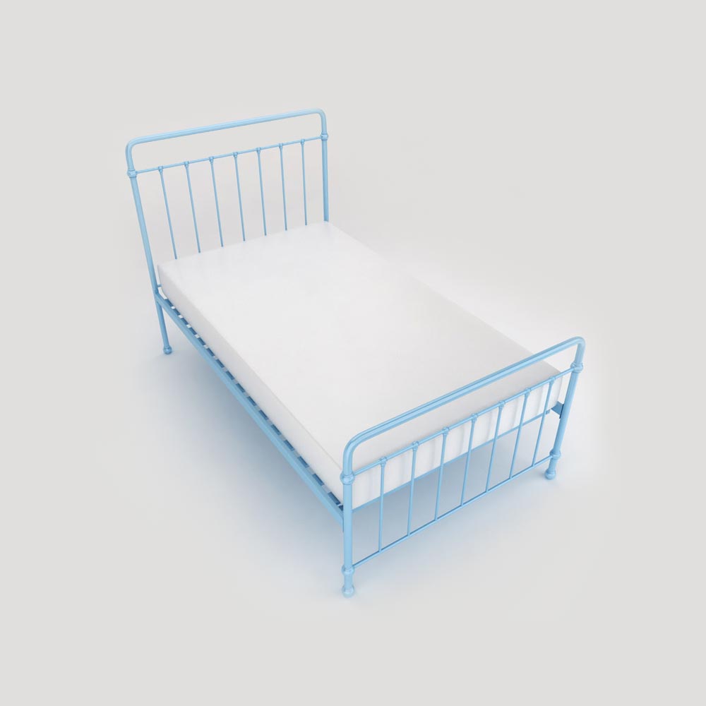 Hospital bed free 3d model