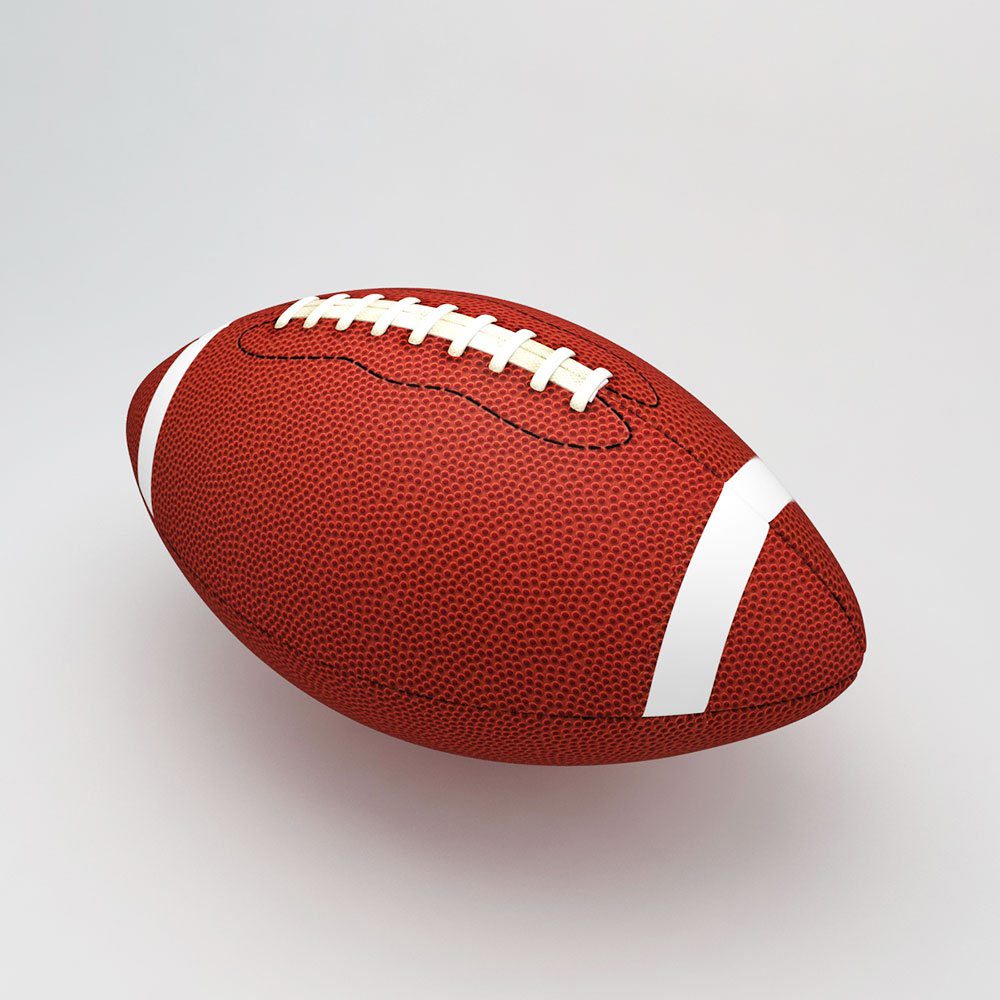 Rugby ball 3d model