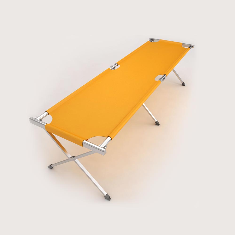 Foldable stretcher bed 3d model
