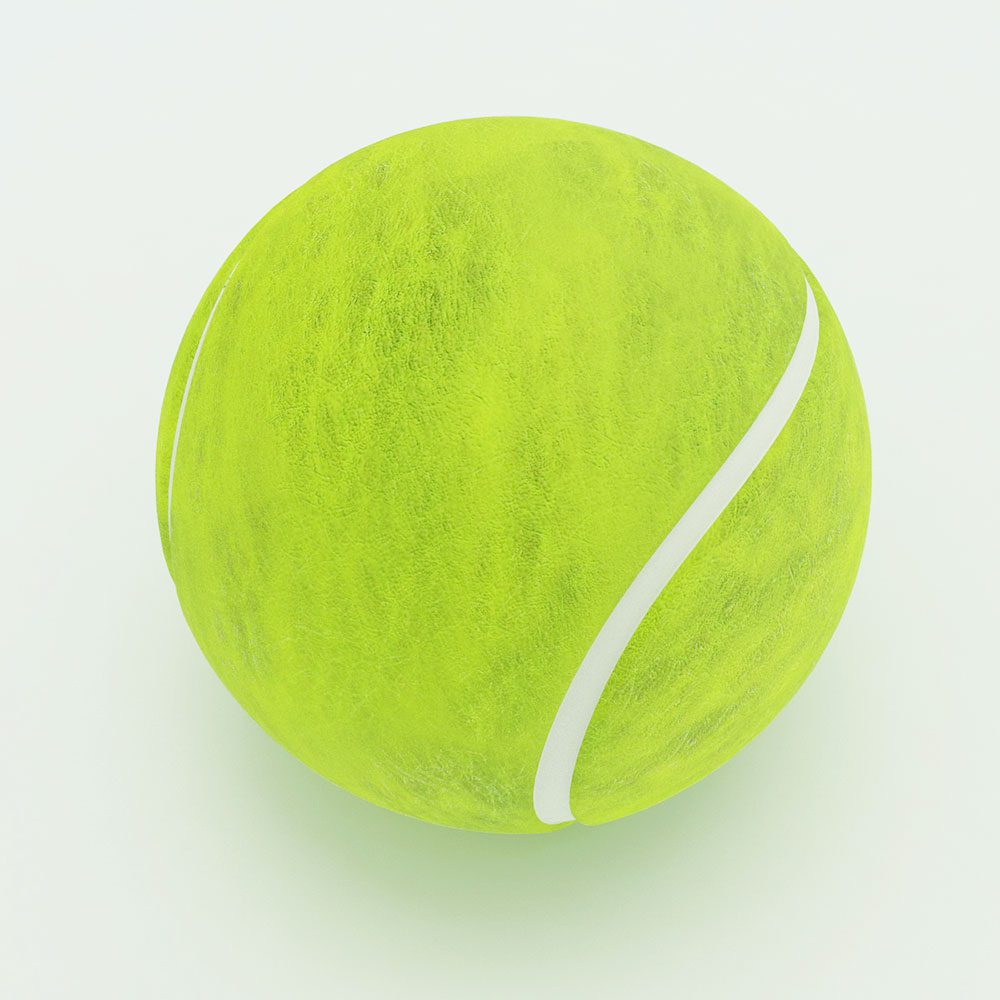 Tennis ball 3d model