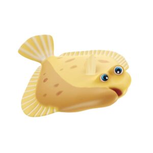 Common Dab fish animated lowpoly 3d model