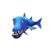 Giant Barracuda fish Animated low poly 3d model