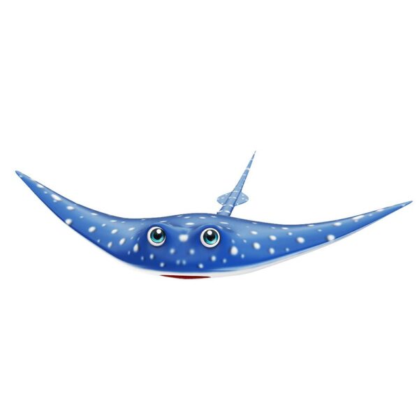 Spotted Eagle Ray fish lowpoly 3d model