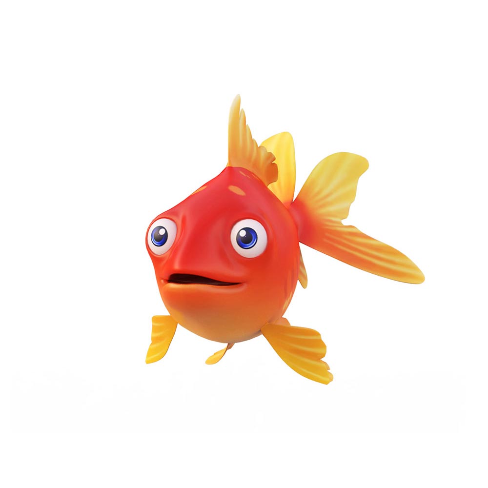 Gold fish 3d model