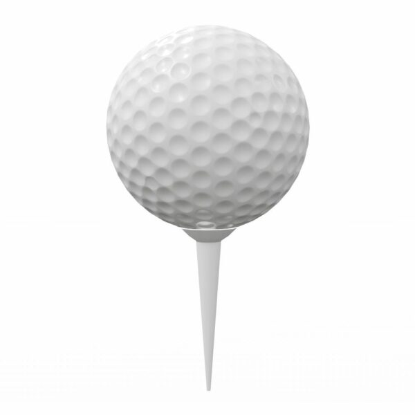 Golf ball lowpoly 3d model