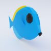 Ambly Fish low poly 3d model