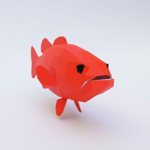 Carp fish 3d model