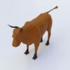 Cow low poly free 3d model