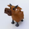 Low poly Cow 3d model