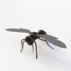 Flying ant low poly 3d model