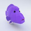 Napoleon fish low poly 3d model