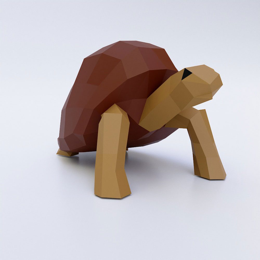 Lowpoly Tortoise free 3d model