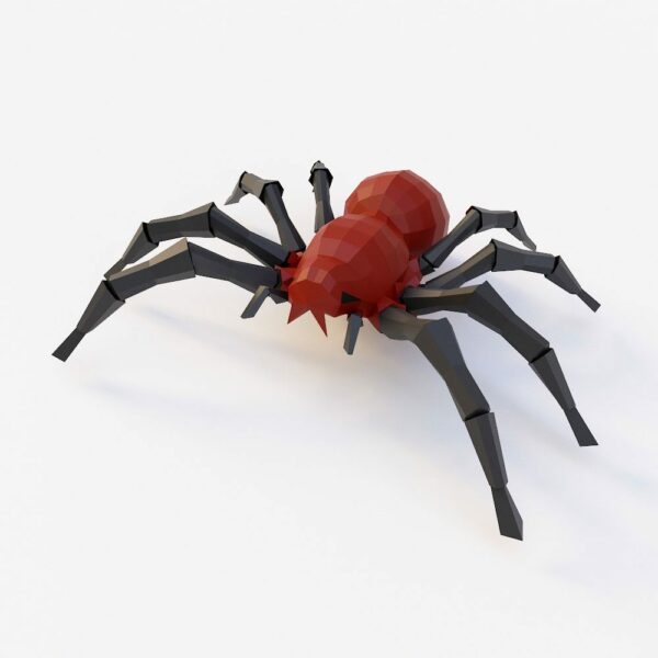 Spider lowpoly 3d model