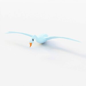 Swan bird 3d model