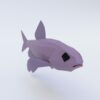 Zacco platypus fish lowpoly 3d model