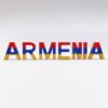 Armenia country name 3d model