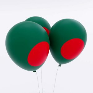 Bangladesh country flag balloon 3d model