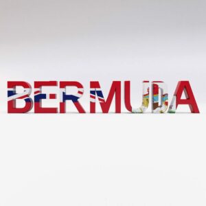 Bermuda country name 3d model