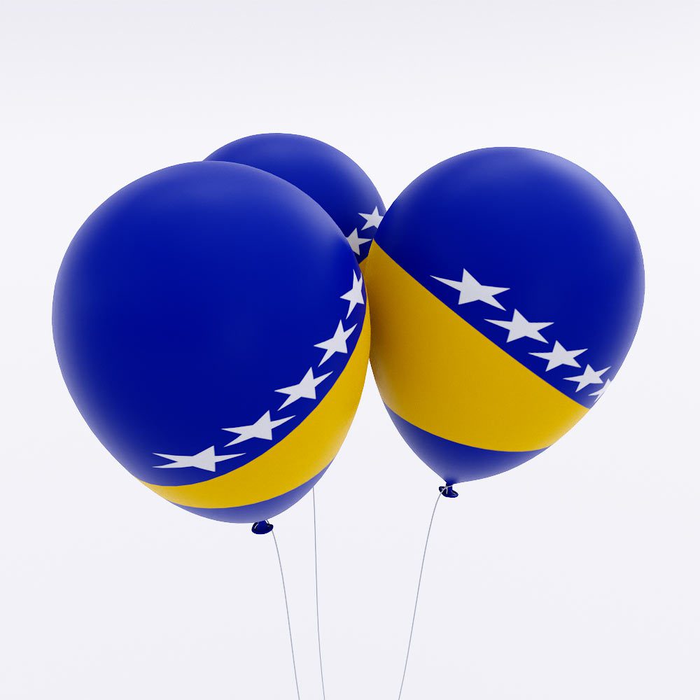 Bosnia and Herzegovina balloon 3d model