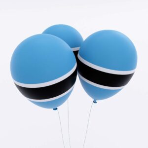 Botswana flag balloon 3d model