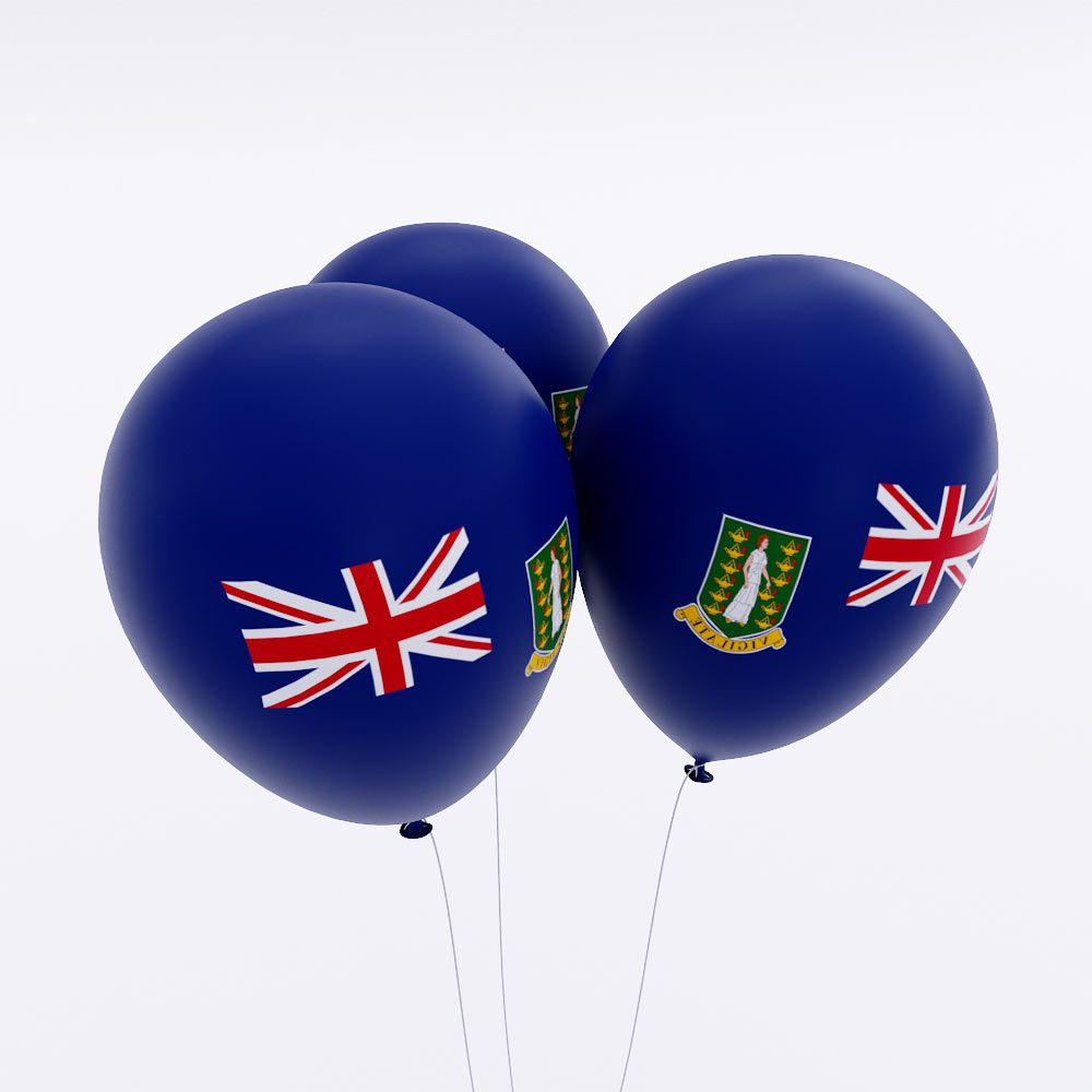 British Virgin Islands balloon 3d model