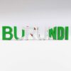 Burundi country name 3d model