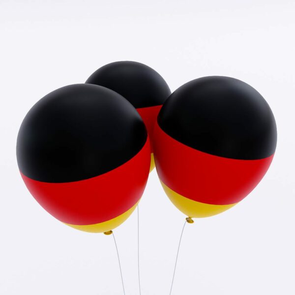 Germany country flag balloon 3d model