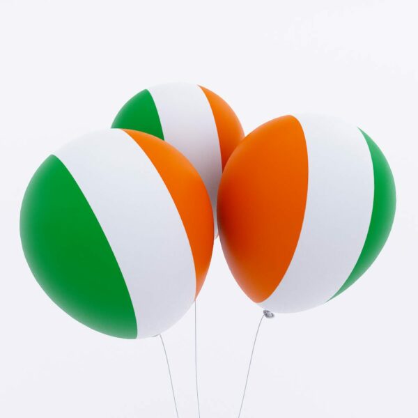 Ireland flag balloon 3d model