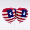 Liberia flag balloon 3d model
