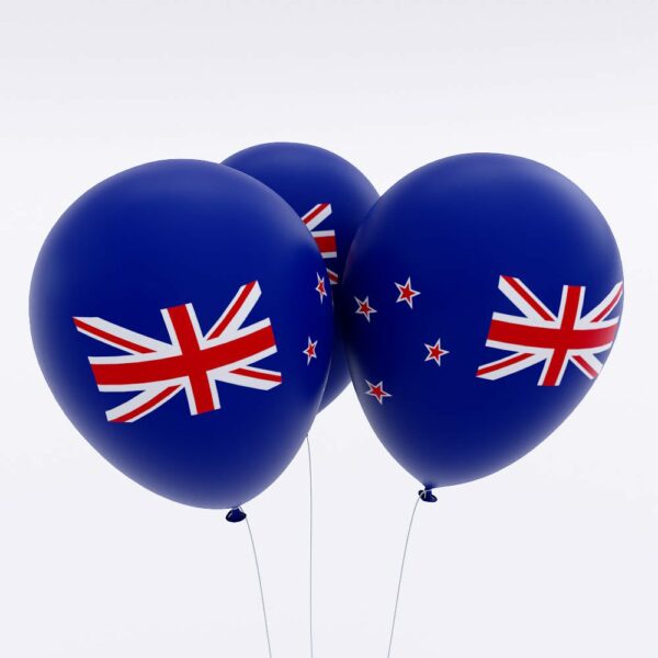 New Zealand country flag balloon 3d model