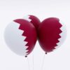 Qatar country flag balloon 3d model
