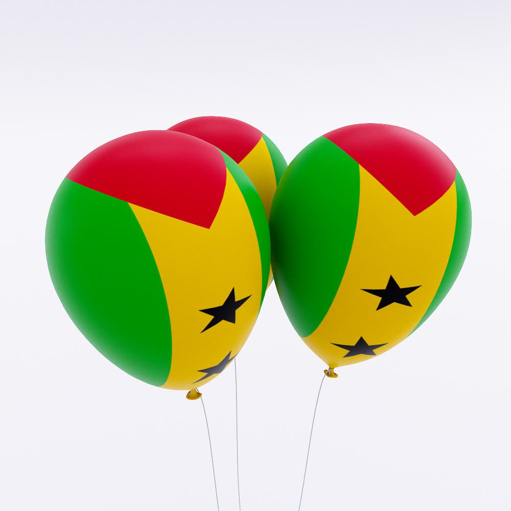Sao Tome and Principe balloon 3d model