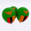 Zambia flag balloon 3d model