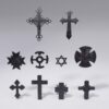 3d Cross symbols 3d model