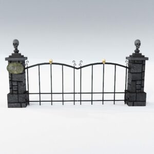 Cemetery gate 3d model