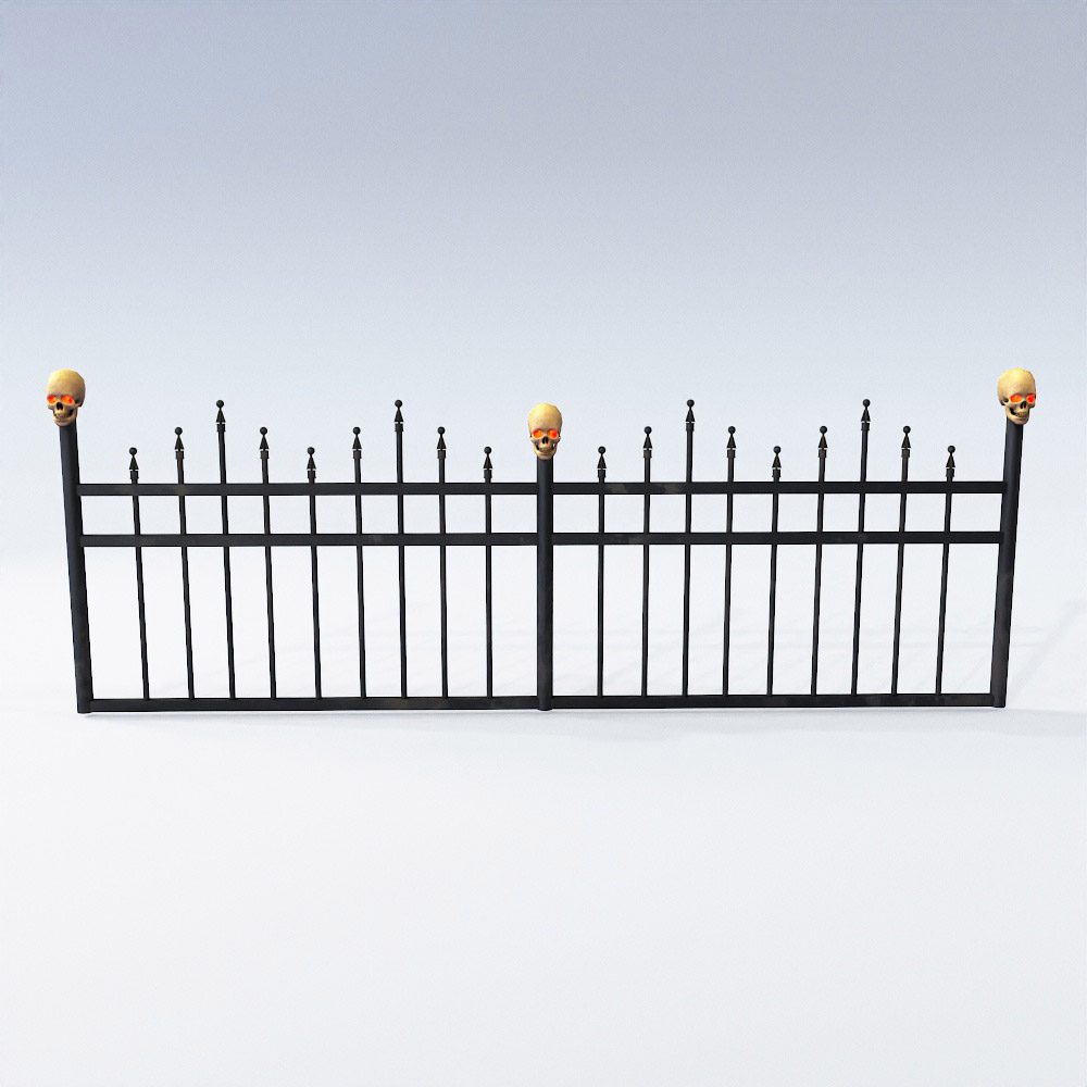 Metal fences 3d model