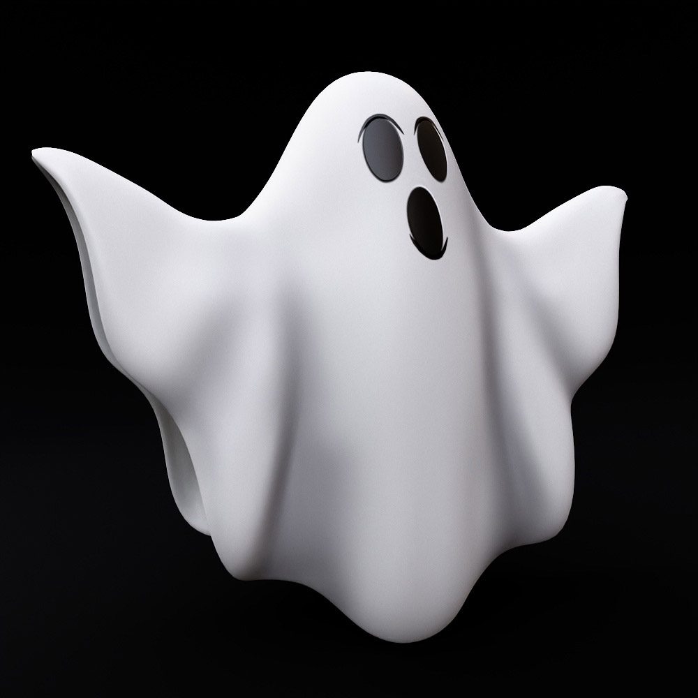 Ghost cartoon 3d model
