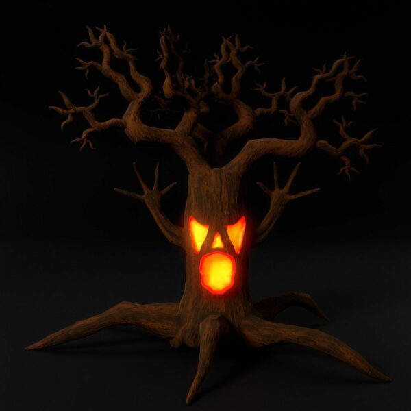 Spooky tree 3d model