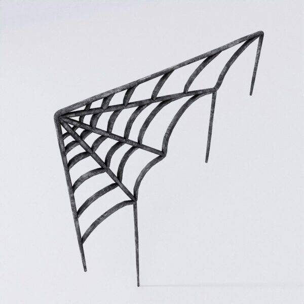 Spider web cartoon 3d model