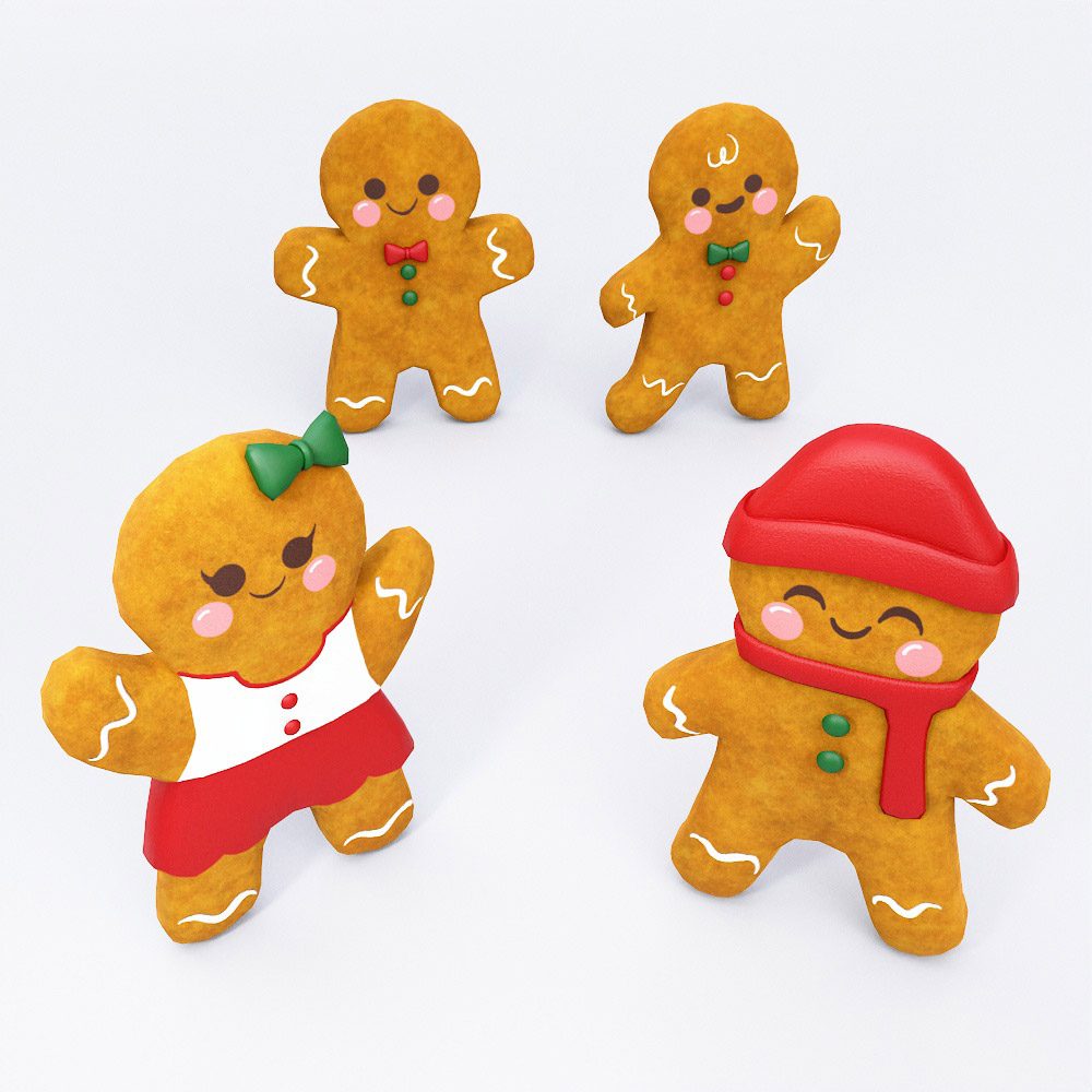 Gingerbread 3d model